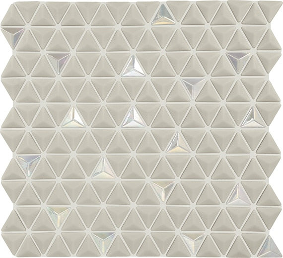 Daltile Starcastle 11" x 12" Matte Glass 1" Triangle Mosaic