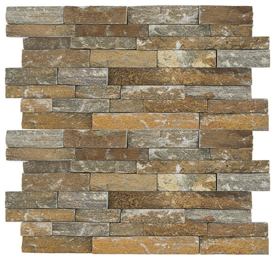 Daltile Stacked Stone 6" x 24" Natural Cleft Natural Stone Tile