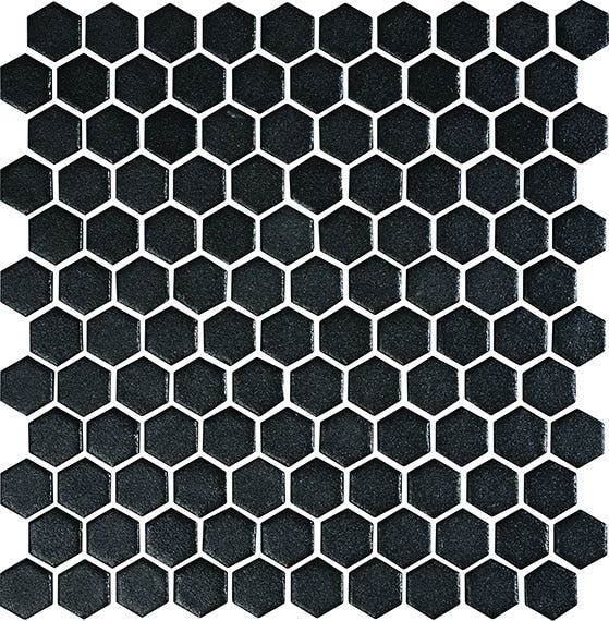 Daltile Uptown Glass 11" x 12" Matte Glass 1" Hexagon Mosaic