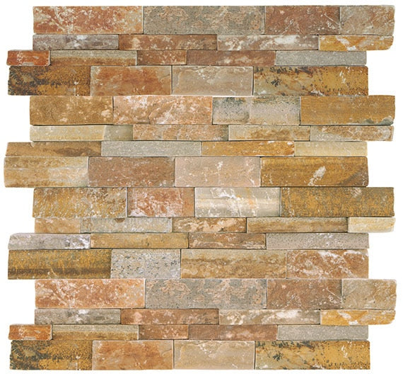 Daltile Stacked Stone 6" x 24" Natural Cleft Natural Stone Tile