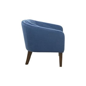 Ian Upholstered Tufted Mid-Century Accent Chair