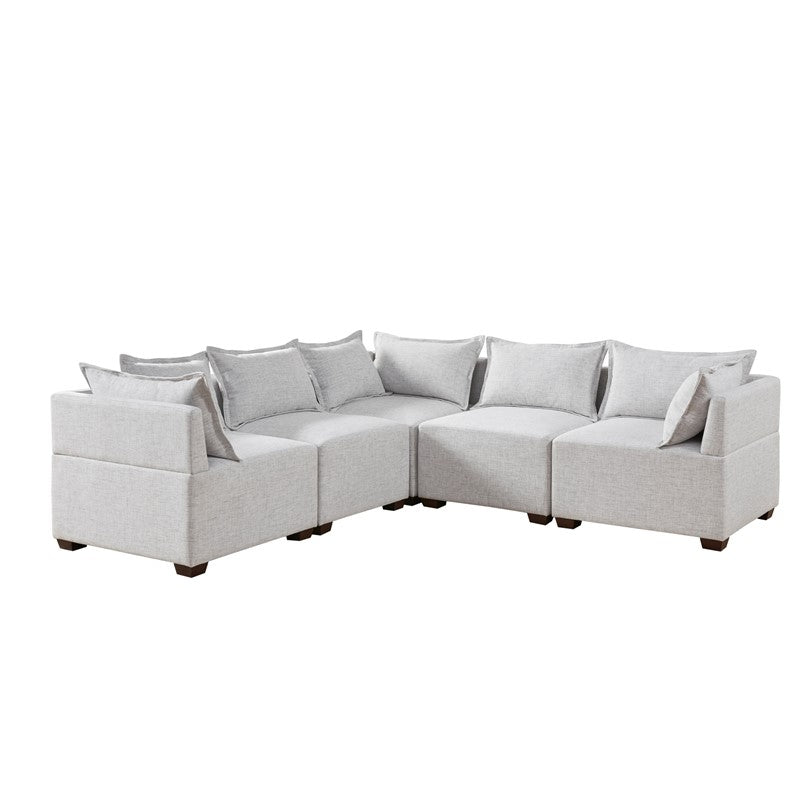 Molly 5-Piece Modular L-Shape Sofa