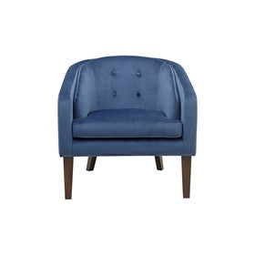 Ian Upholstered Tufted Mid-Century Accent Chair