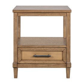 Salina Woven Cane Nightstand