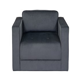 Madrid 360 Degree Upholstered Swivel Chair