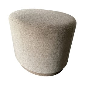 Zoe Oval Accent Ottoman