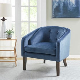 Ian Upholstered Tufted Mid-Century Accent Chair