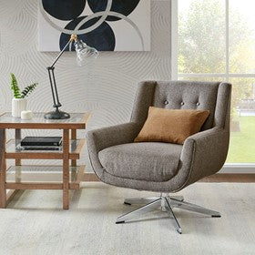 Nina Swivel Lounge Chair, Star Based Swivel