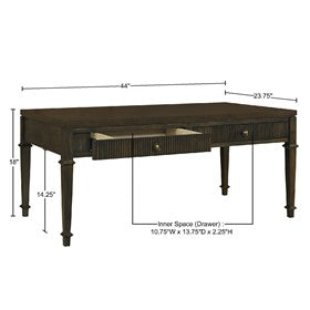 Kenna Fluted 2-drawer Coffee Table