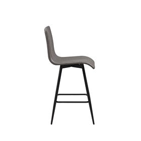 Adams Faux Leather Swivel Counter Stool